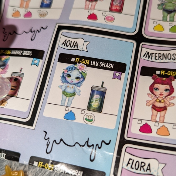 Poopsie Rainbow Surprise Fantasy Friends LILY SPLASH Series 1 Ultra Rare Doll - Picture 5 of 14